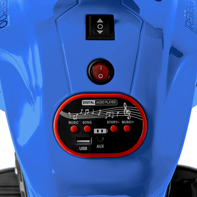 MOTO ELE CTRICA LITTLE MONKEY MONTABLE A BATERIA NIÑO 6V LUCES MUSICA USB - 3