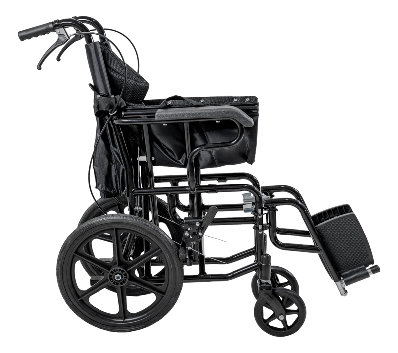 Silla de Ruedas Plegable Nanofort 120 kg con Doble Freno - 4