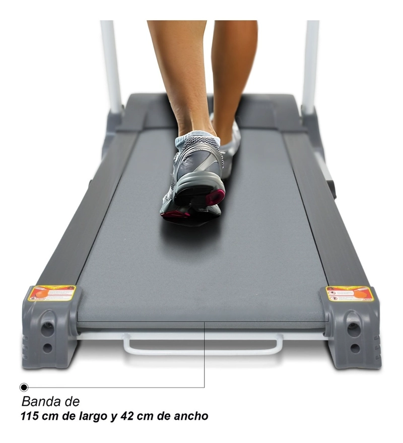 TROTADORA ELECTRICA PLEGABLE CENTURFIT 16KM INCLINACION MANUAL 2HP - 6