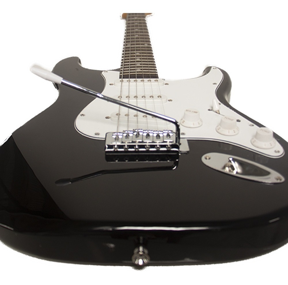 GUITARRA ELECTRICA CON AMPLIFICADOR AUDIOTEK COLOR NEGRO - 5
