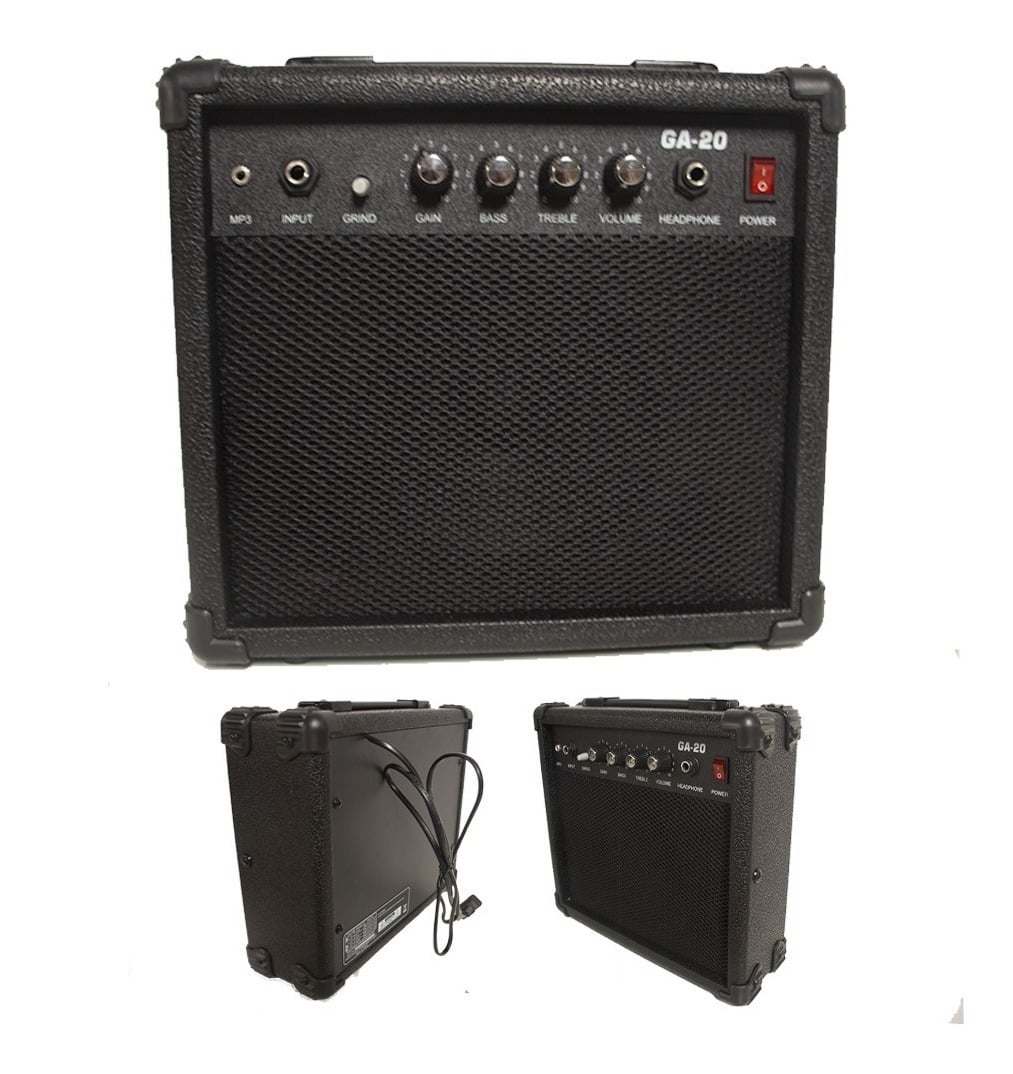 GUITARRA ELECTRICA CON AMPLIFICADOR AUDIOTEK COLOR NEGRO - 6
