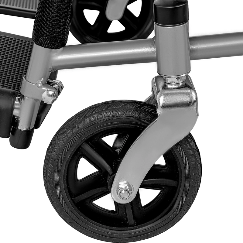 SILLA RUEDAS PLEGABLE NANOFORT ALUMINIO LIGERA PREMIUM CON FRENO - 6