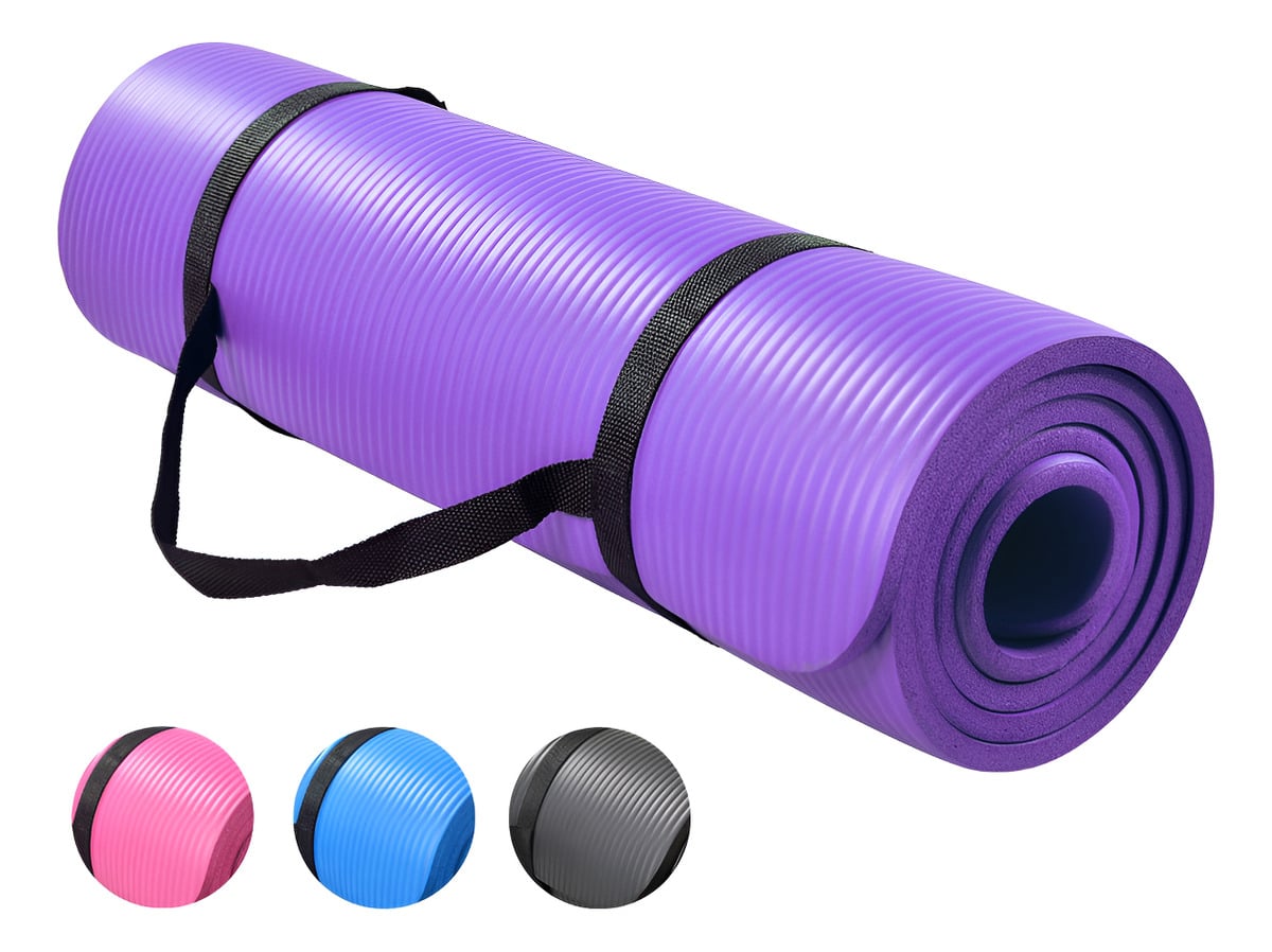 MAT YOGA CENTURFIT 10 MM ALFOMBRA PILATES EXTRA GRUESO - 1