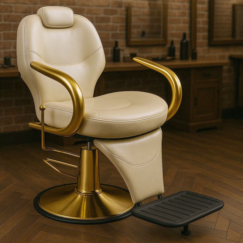 SILLA NANOFORT PELUQUERIA BARBERIA RESPALDO ERGONOMICO AJUSTABLE - 2