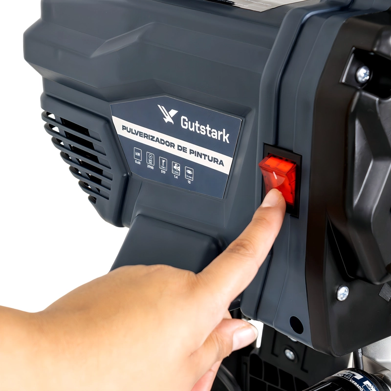 EQUIPO GUTSTARK DE PINTURA AIRLESS PROFESIONAL 1.4LPM 3000PSI PISTOLA - 4
