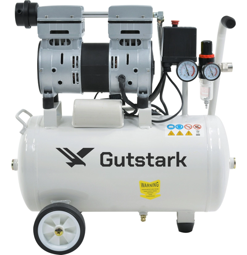 COMPRESOR DE AIRE LIBRE DE ACEITE SILENCIOSO 25LTS 1HP 220V DENTAL - 7