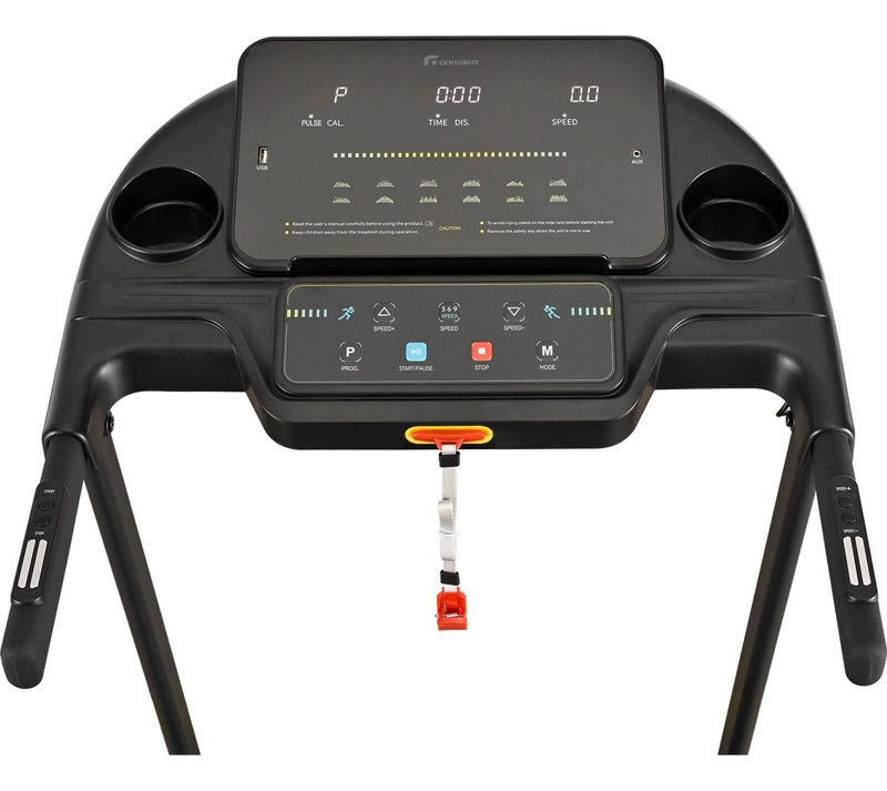 TROTADORA ELECTRICA PLEGABLE CENTURFIT 14KM BLUETOOTH APP INCLINACION - 3