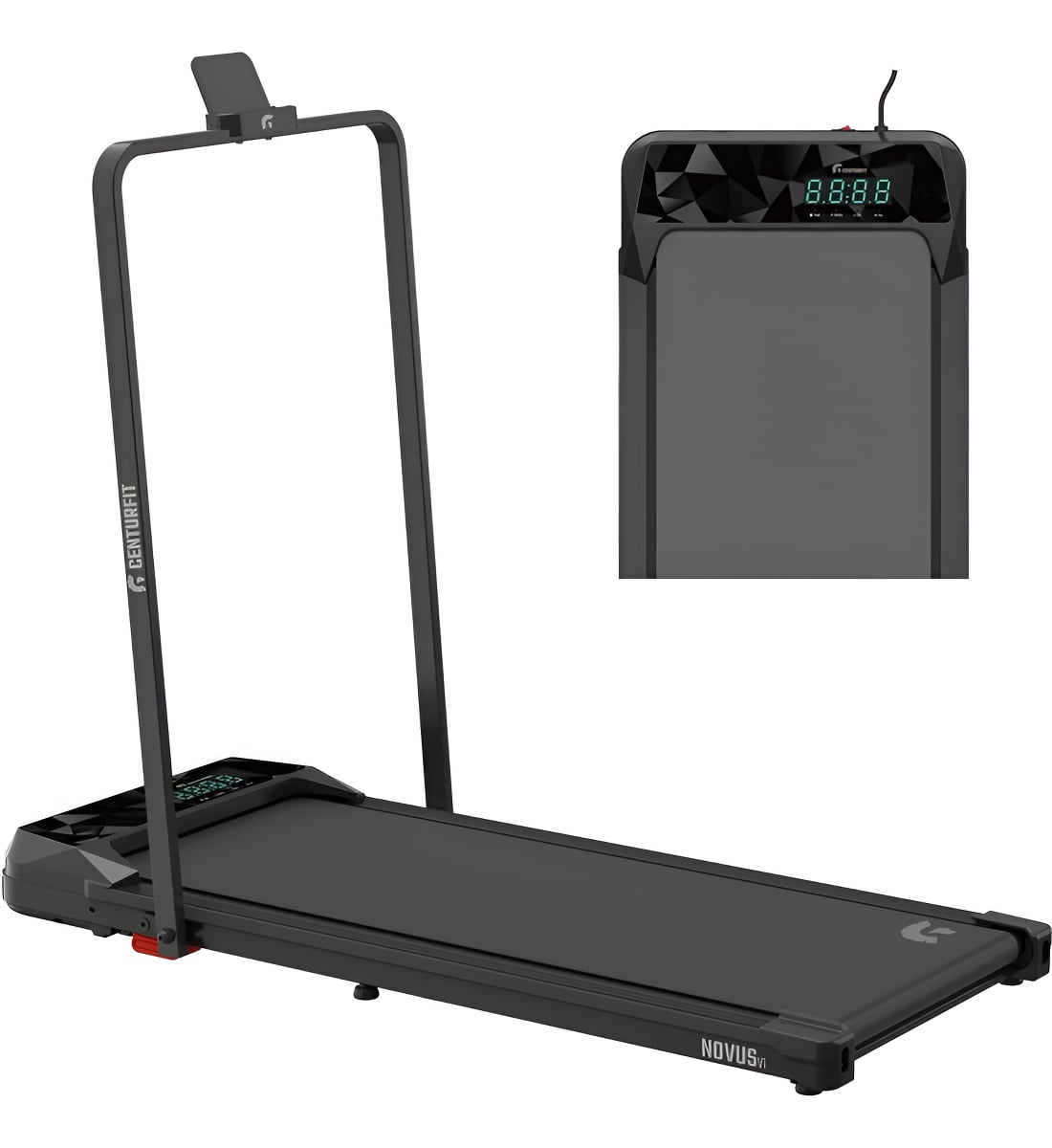 Caminadora Electrica Ultra Compacta Centurfit 10km/h Con 2hp Walkingpad Trotadora Fitness - 1
