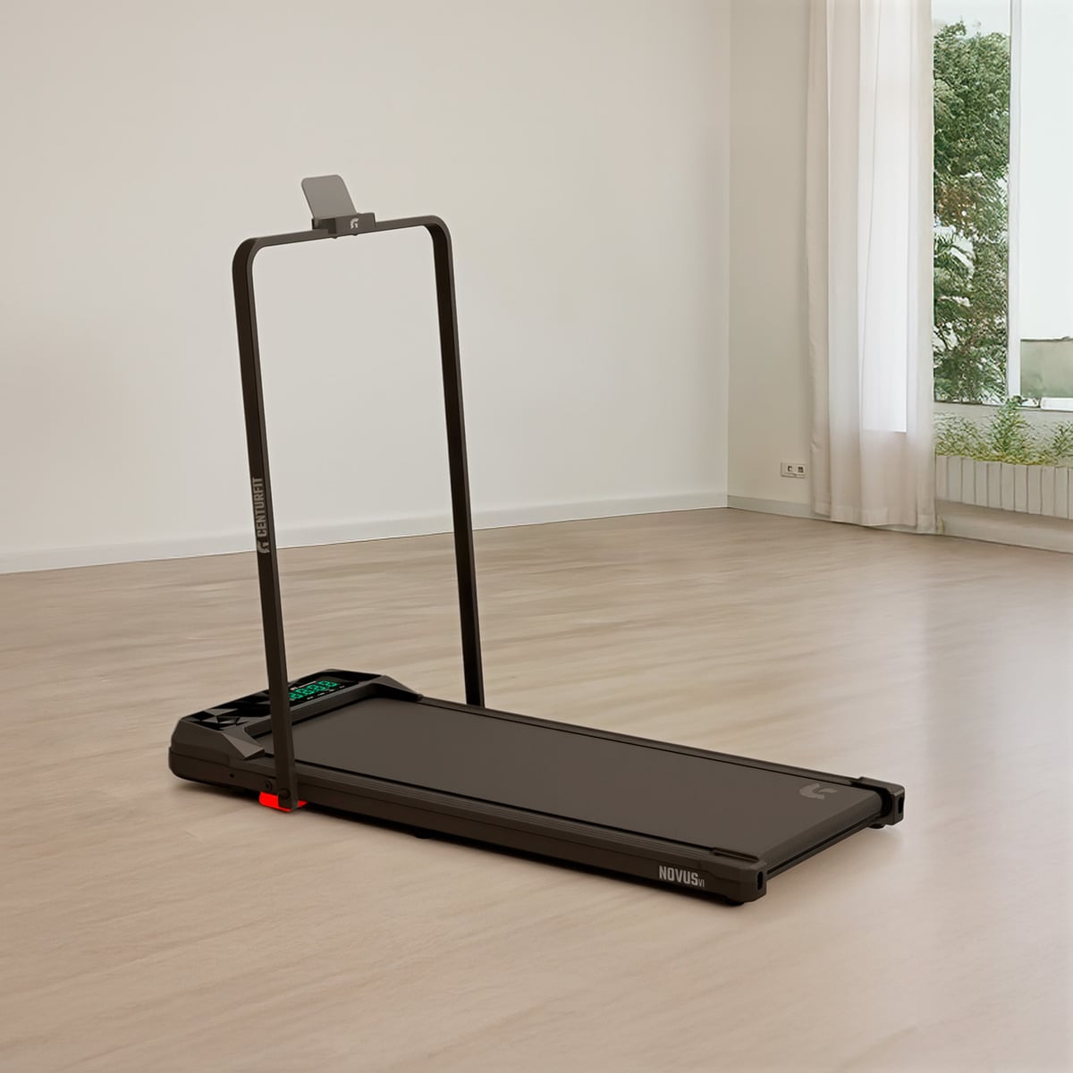 Caminadora Electrica Ultra Compacta Centurfit 10km/h Con 2hp Walkingpad Trotadora Fitness - 4