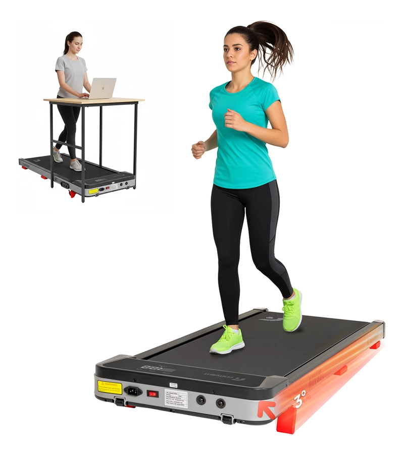 TROTADORA WALKINGPAD ELECTRICA CENTURFIT 10KM/H COMPACTA INCLINACION - 2