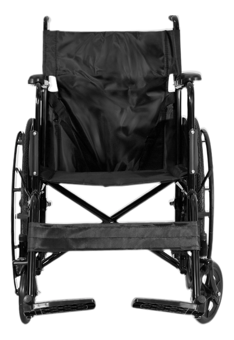 SILLA DE RUEDAS TODO TERRENO 24 PULGADAS ANCHO ASIENTO 48CM ACERO - 8