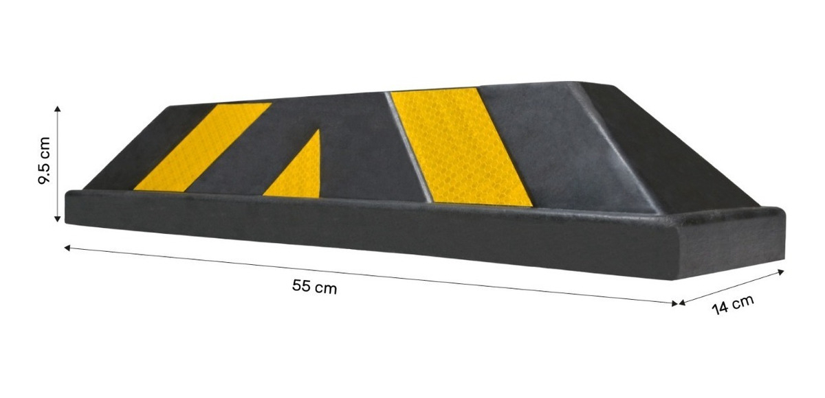 TOPE ESTACIONAMIENTO GUTSTARK RUDO ANTIREFLEJANTE 55CM - 5