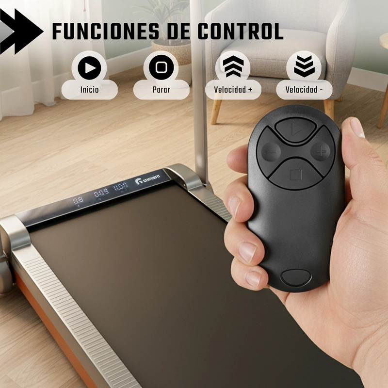 TROTADORA ELECTRICA CENTURFIT WALKINGPAD CONTROL REMOTO APP BLUETOOTH - 4