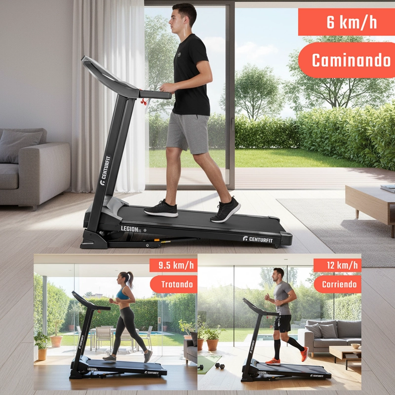 TROTADORA ELECTRICA PLEGABLE CENTURFIT 12KM/H TOUCH BLUETOOTH APP - 5