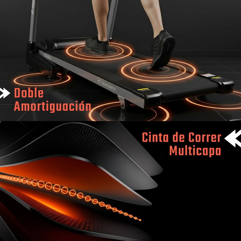 TROTADORA ELECTRICA PLEGABLE CENTURFIT 12KM/H TOUCH BLUETOOTH APP - 7