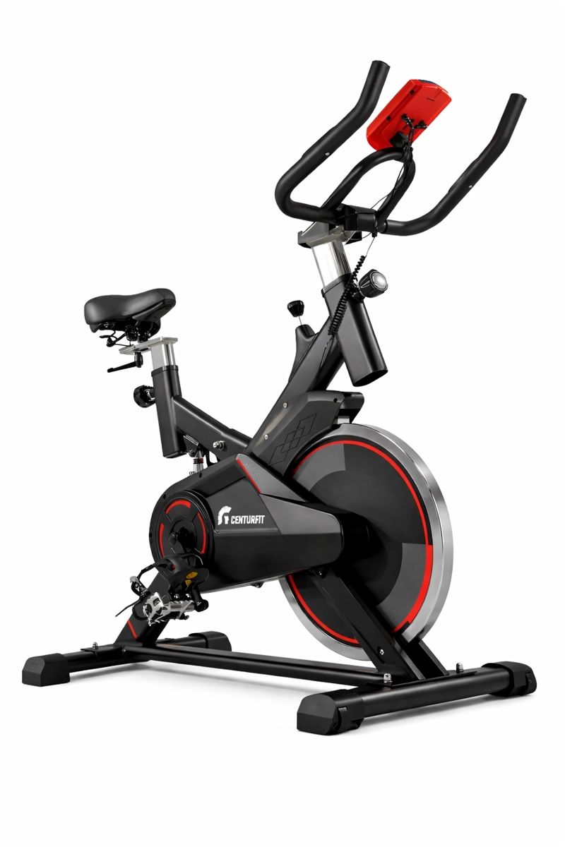 BICICLETA CENTURFIT SPINNING ESTATICA FIJA FITNESS MONITOR CARDIACO - 1