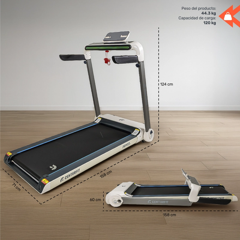 TROTADORA ELECTRICA PLEGABLE CENTURFIT 15KM TOUCH APP BLUETOOTH BOCINA - 7