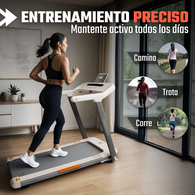 TROTADORA ELECTRICA CENTURFIT 15KM/H PLEGABLE  PRO PULSO BIOMETRICO - 3