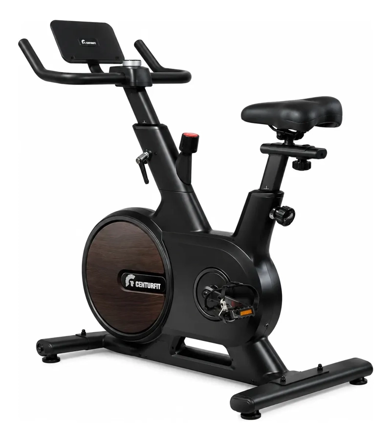 Bicicleta Spinning Magnetica Centurfit 6kg Silenciosa Estatica Disco De Resistencia Color Negro - 1