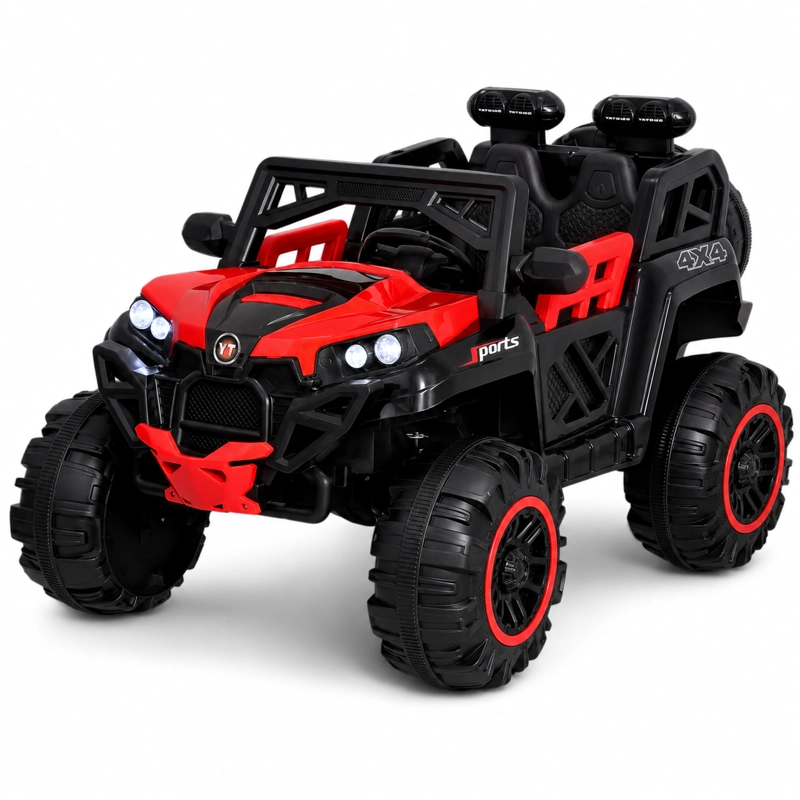 BUGGY MONTABLE COFRE COLOR ROJO METALICO - 1