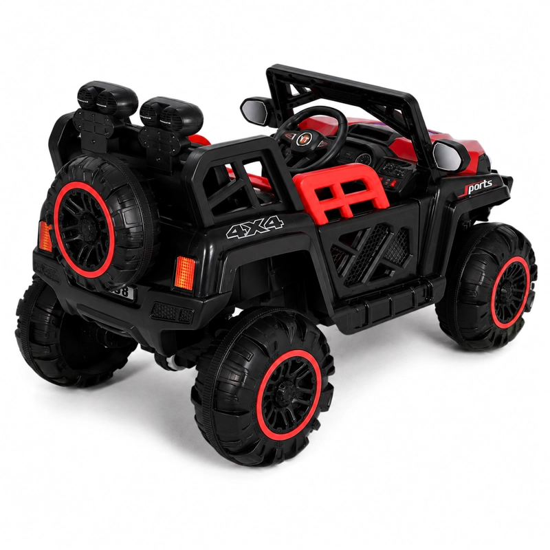 BUGGY MONTABLE COFRE COLOR ROJO METALICO - 4