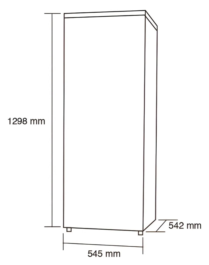 CONGELADOR VERTICAL MAIGAS 182 LTS 6 GAVETAS COLOR GRIS - 4