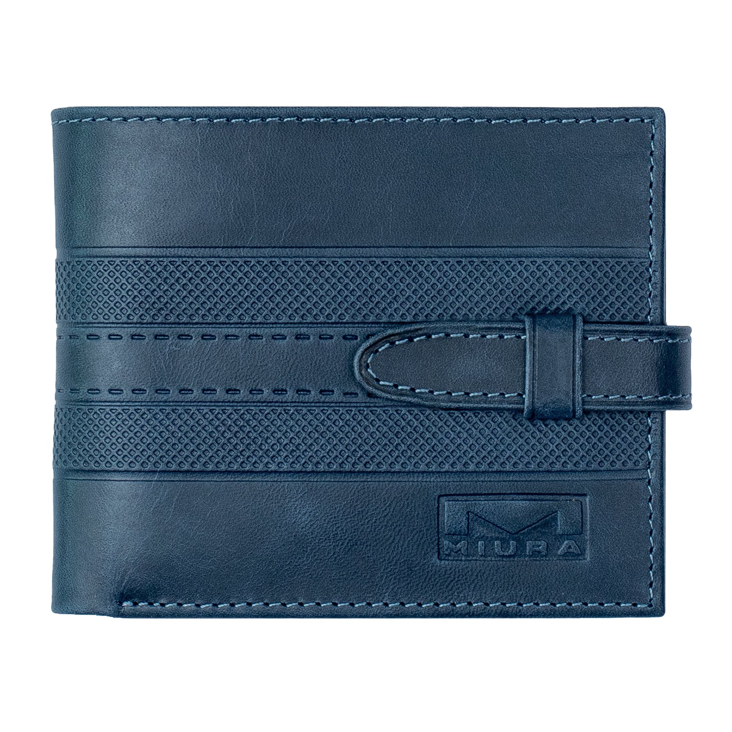 BILLETERA DE CUERO NATURAL MOD. EDER MIURA CON PROTECCIÓN RFID - 1