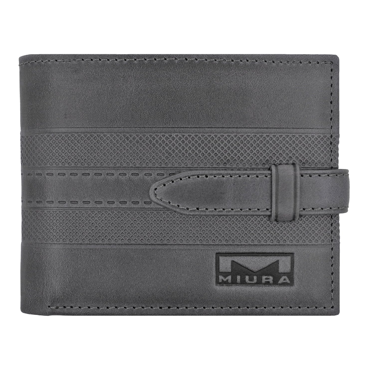 BILLETERA DE CUERO NATURAL MOD. EDER MIURA CON PROTECCIÓN RFID - 1