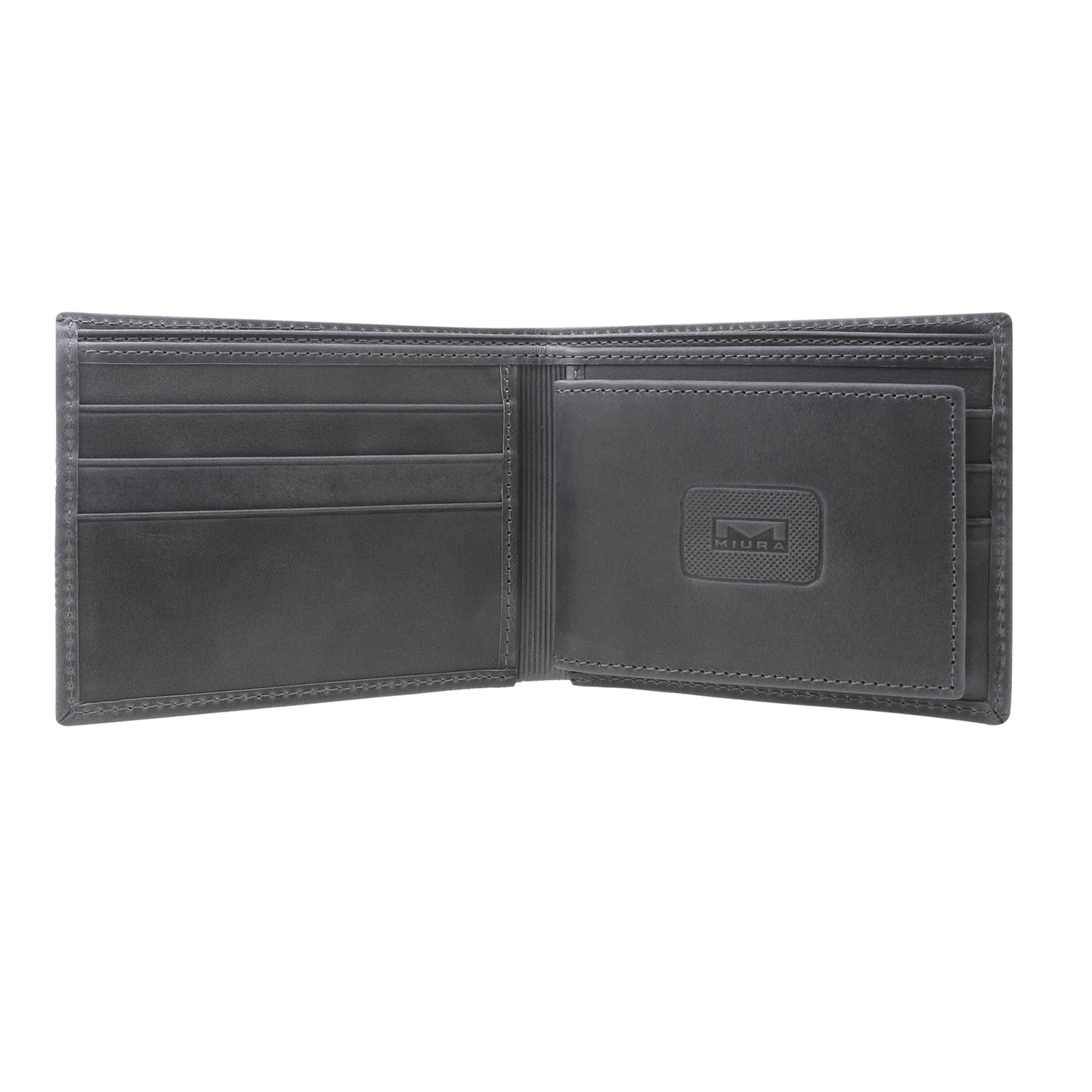 BILLETERA DE CUERO NATURAL MOD. EDER MIURA CON PROTECCIÓN RFID - 2