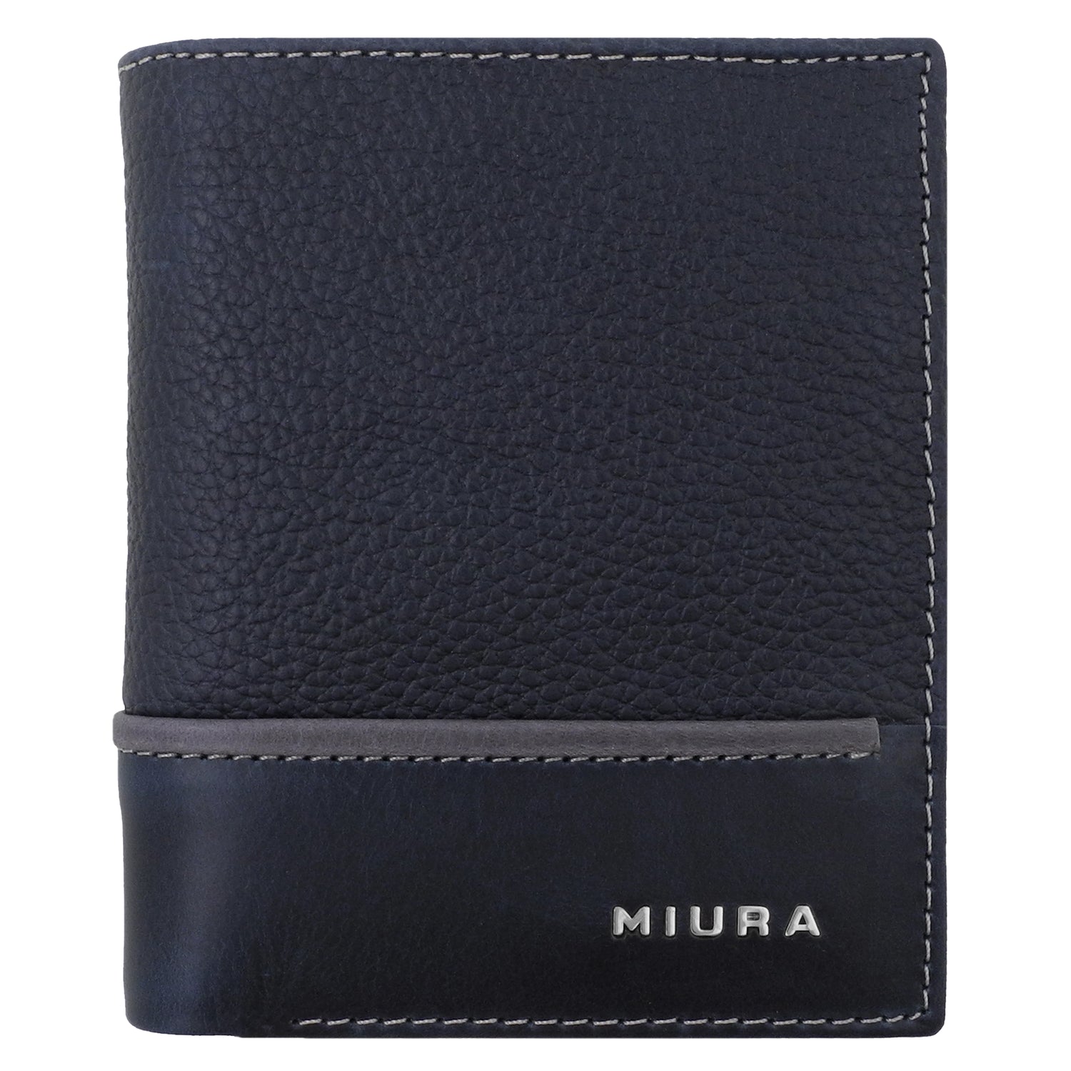 BILLETERA DE CUERO NATURAL MOD. MATHEO MIURA - 1