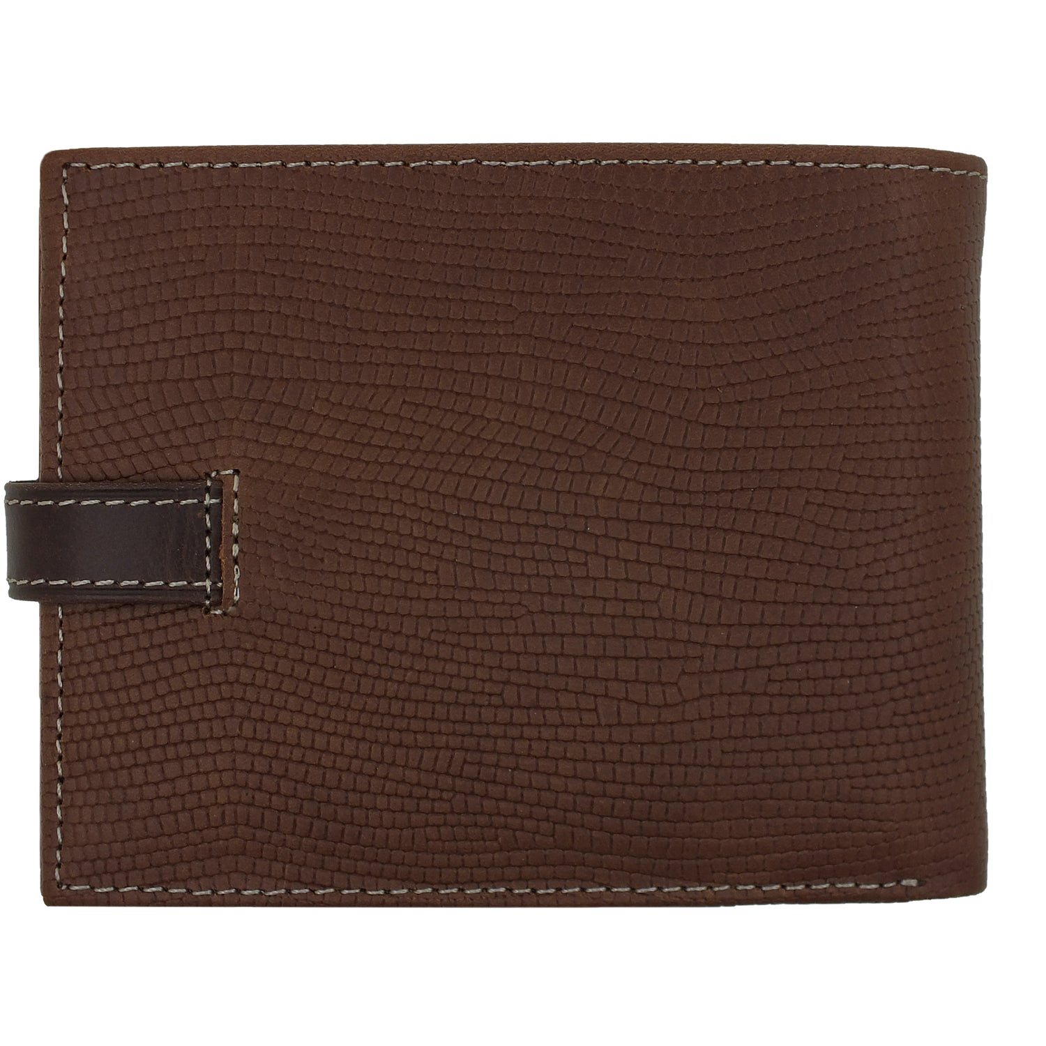 BILLETERA DE CUERO NATURAL MOD. CLEUS MIURA CON PROTECCIÓN RFID - 5