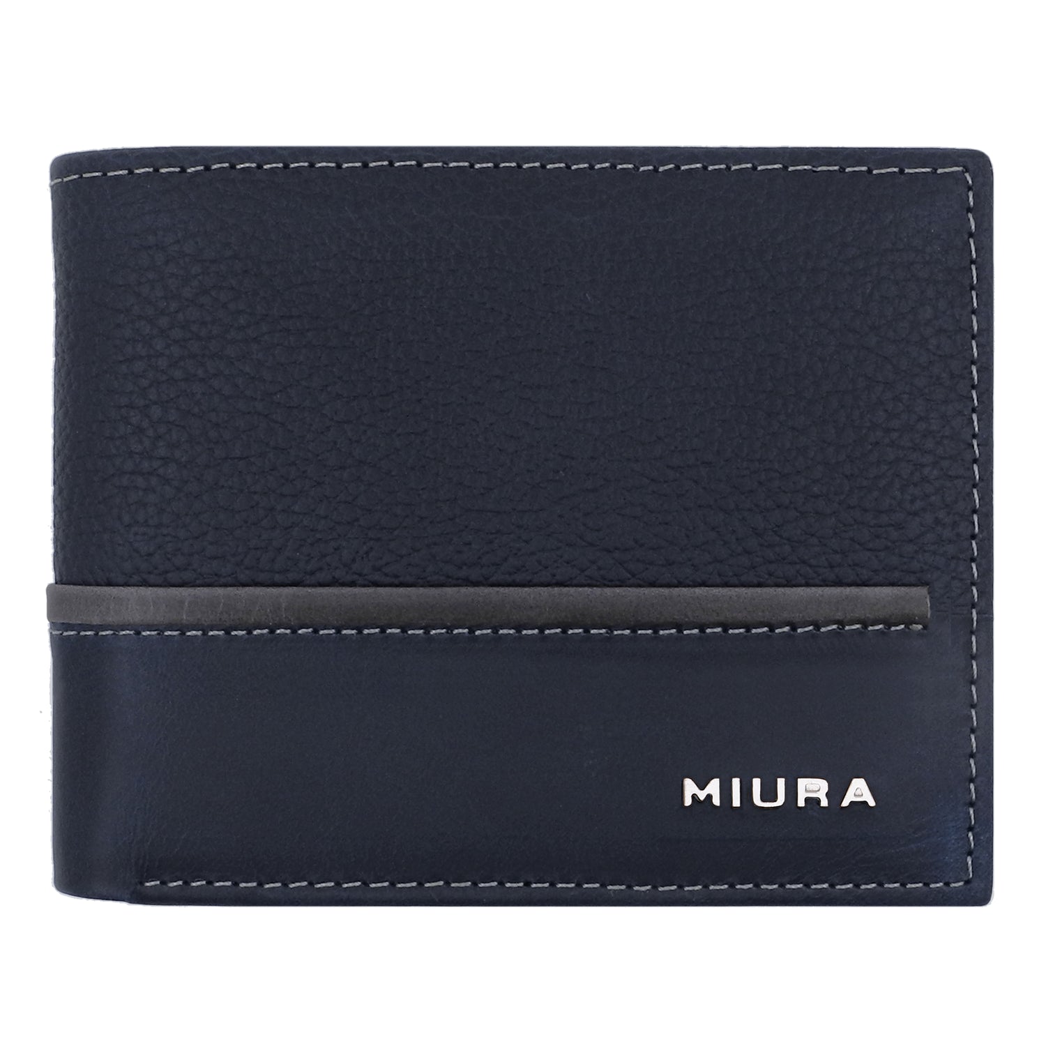 BILLETERA DE CUERO NATURAL MOD. LUCIANO MIURA CON PROTECCIÓN RFID - 1