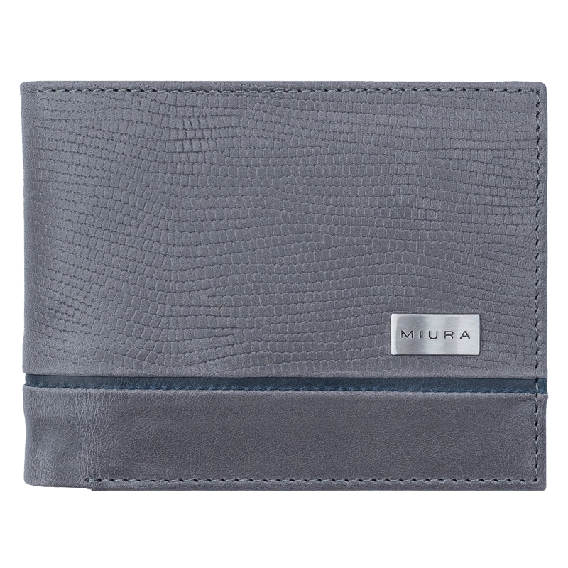 BILLETERA DE CUERO NATURAL MOD. BARTOLOMEO MIURA CON PROTECCIÓN RFID - 1