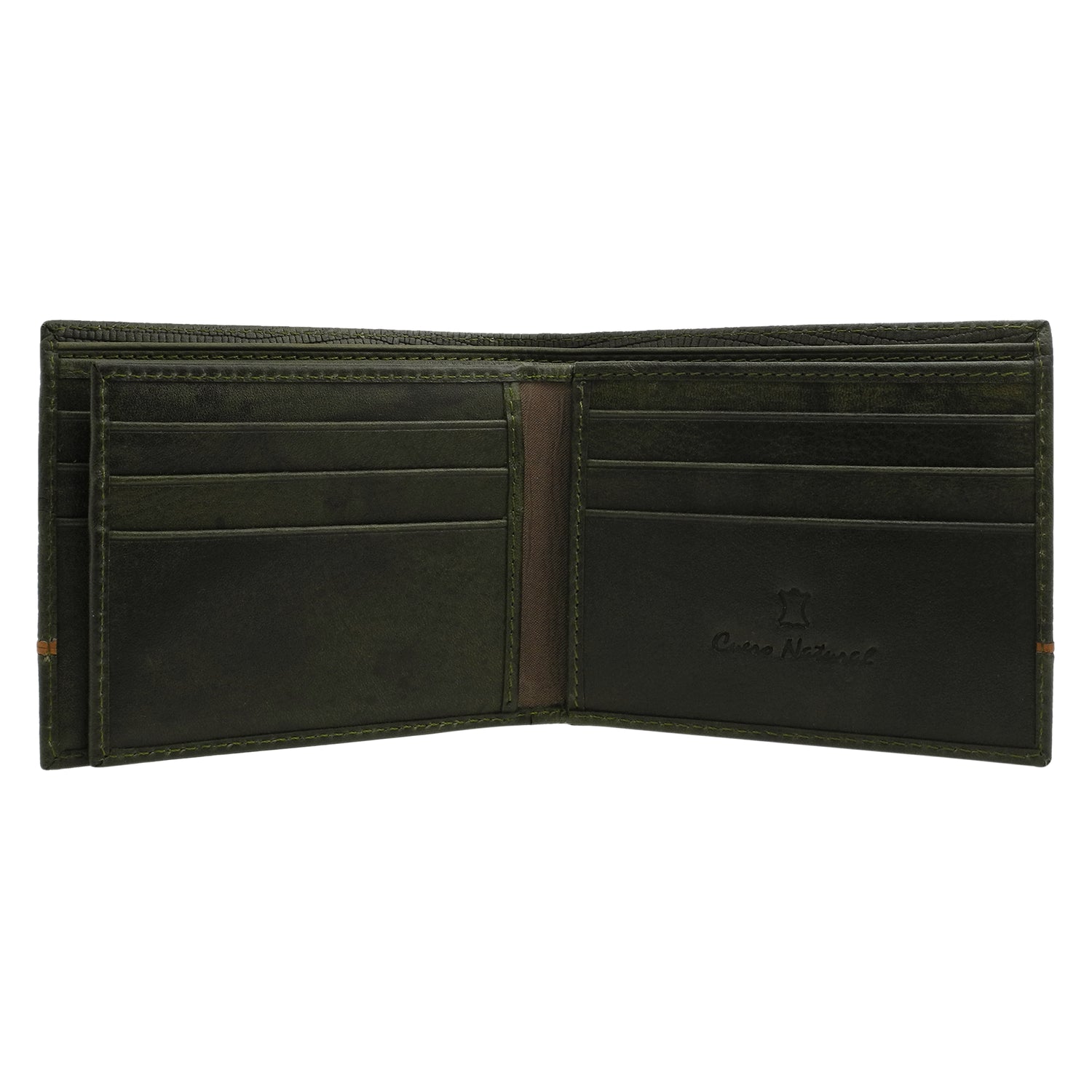BILLETERA DE CUERO NATURAL MOD. BARTOLOMEO MIURA CON PROTECCIÓN RFID - 2