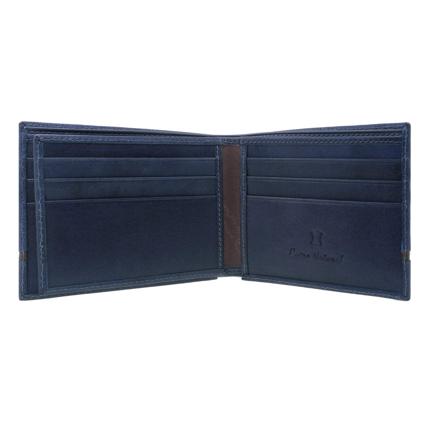 BILLETERA DE CUERO NATURAL MOD. BARTOLOMEO MIURA CON PROTECCIÓN RFID - 2