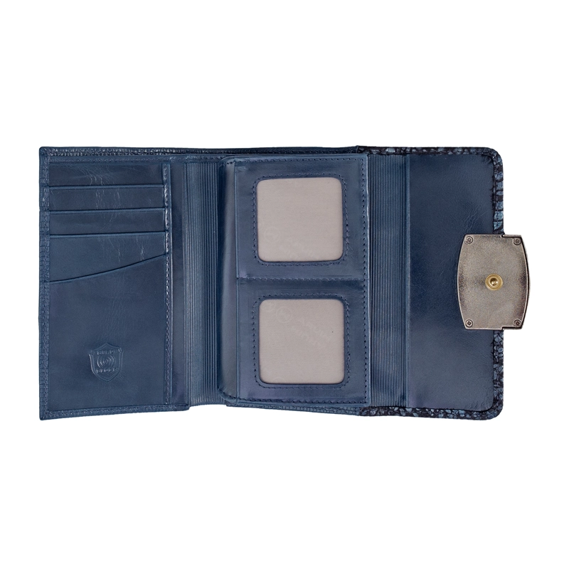 BILLETERA DE CUERO NATURAL MOD. ALINA MIURA CON PROTECCION RFID - 2