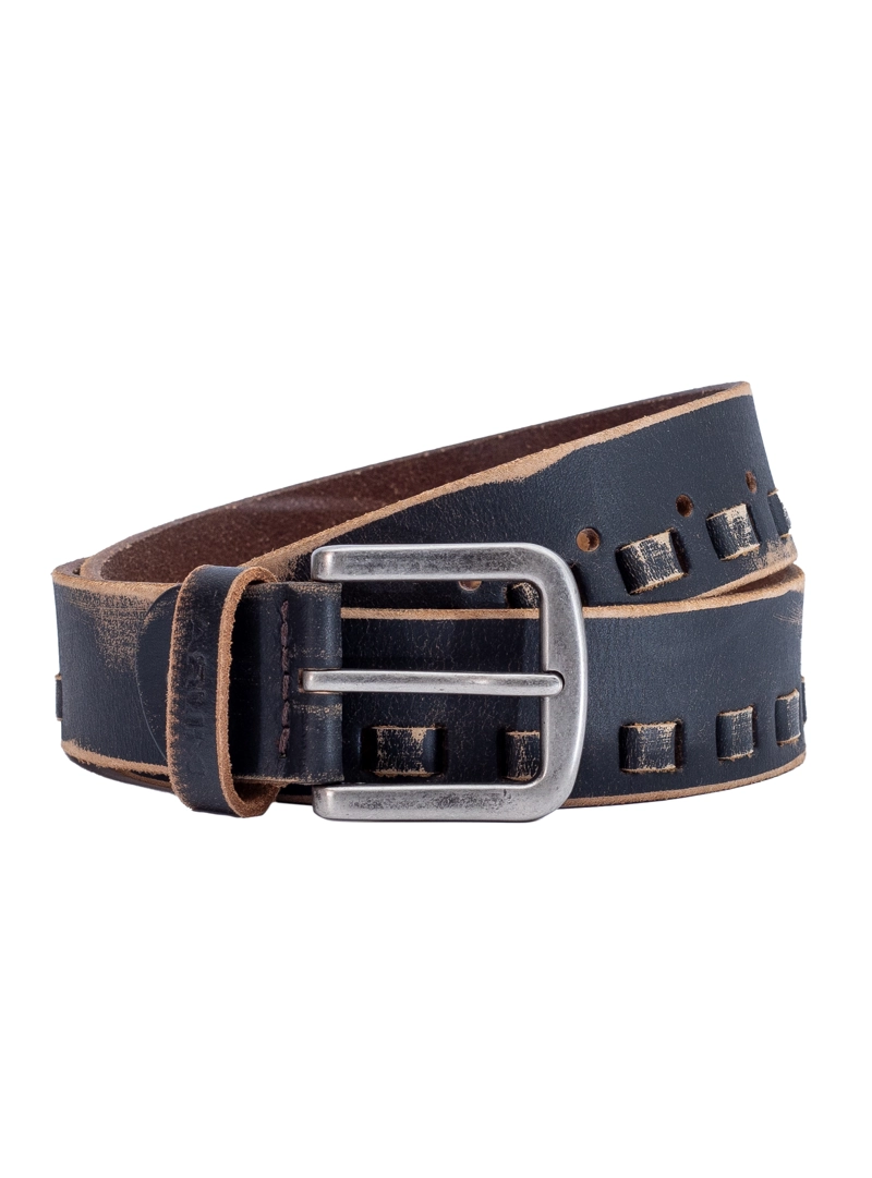 CINTURON DE CUERO HOMBRE MODELO LEONIDAS MIURA. - 2