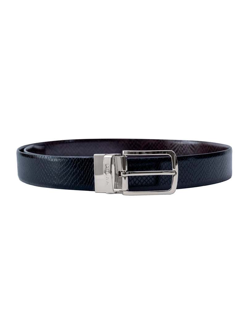 CINTURON DE CUERO HOMBRE MODELO AJAX REVERSIBLE MIURA - 5