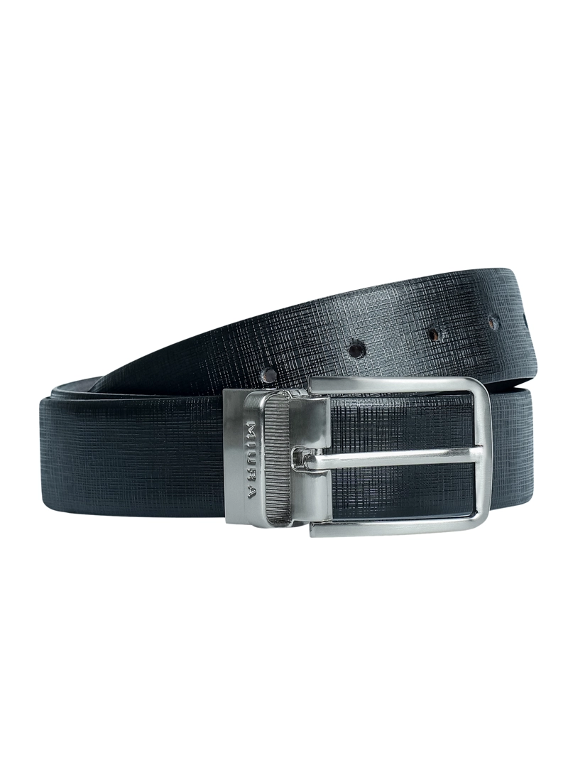 CINTURON DE CUERO HOMBRE MODELO IVO REVERSIBLE MIURA - 2