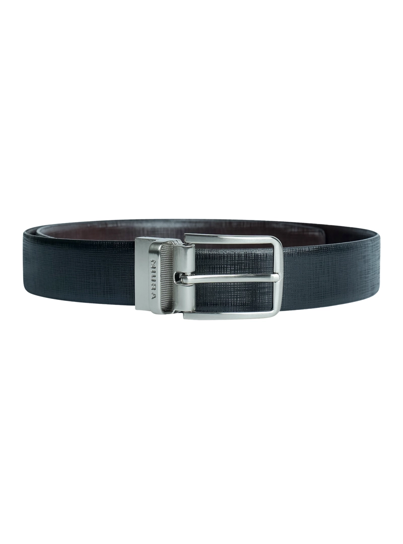 CINTURON DE CUERO HOMBRE MODELO IVO REVERSIBLE MIURA - 6