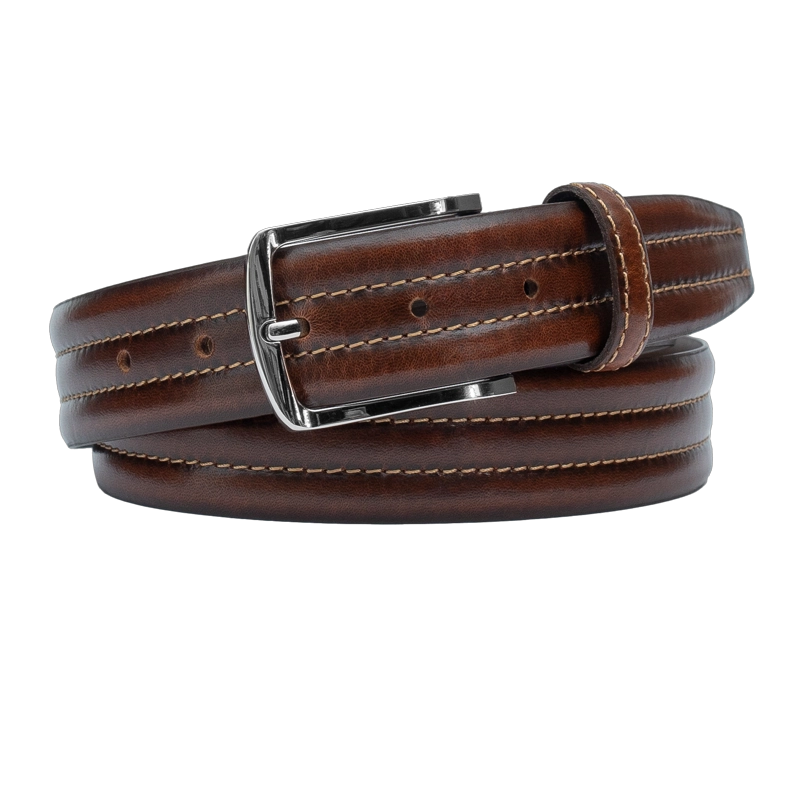 CINTURON DE CUERO HOMBRE MODELO SAVIO MIURA - 1