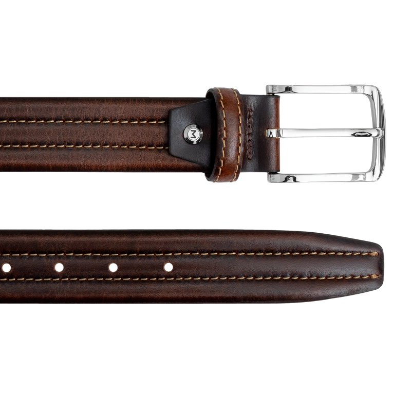 CINTURON DE CUERO HOMBRE MODELO SAVIO MIURA - 4