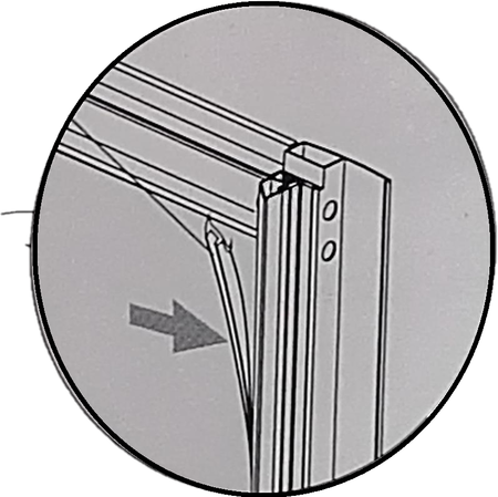 BURLETE FLEXIBLE ATRAPA VIDRIO - 3