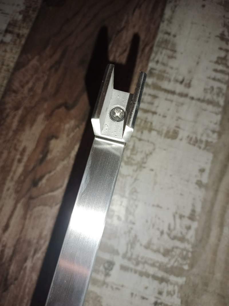 BARRA SOPORTE FIJO TELESCOPICO, 135°, 6 A 10 MM ACERO INOXIDABLE MACIZO, MEDIDA DE 80 A100 CM - 3
