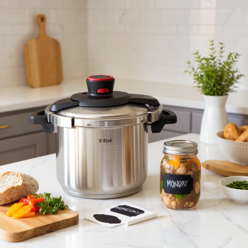 OLLA A PRESION CLIPSO ACERO INOXIDABLE 7,6 LTS. TEFAL - 2