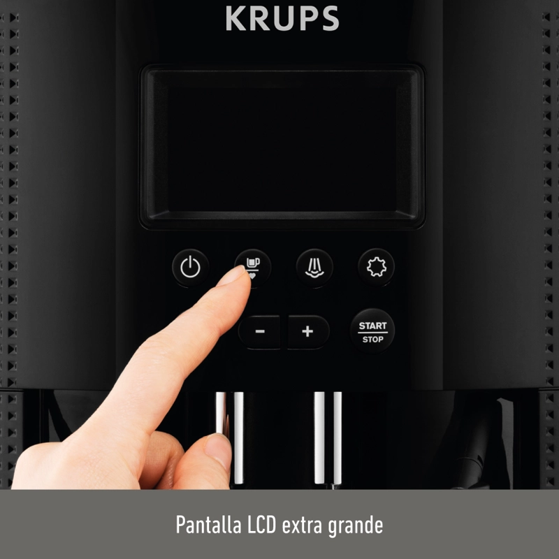 CAFETERA KRUPS SUPER AUTOMÁTICA ESPRESSO FULL AUTO DISPLAY - 5