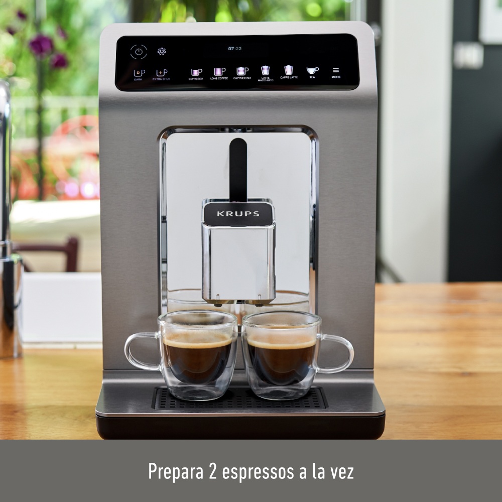 CAFETERA ESPRESSO EVIDENCE PLUS + LECHERO KRUPS - 5