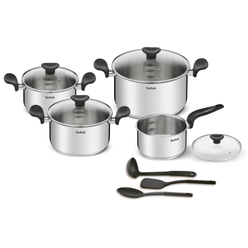 BATERIA DE COCINA ACERO INOXIDABLE PRIMARY 11 PIEZAS - 1