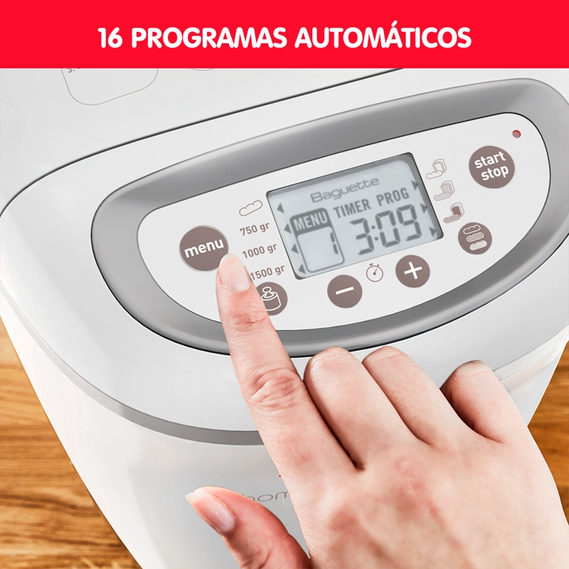 MAQUINA DE PAN BAGUETTE MOULINEX - 4