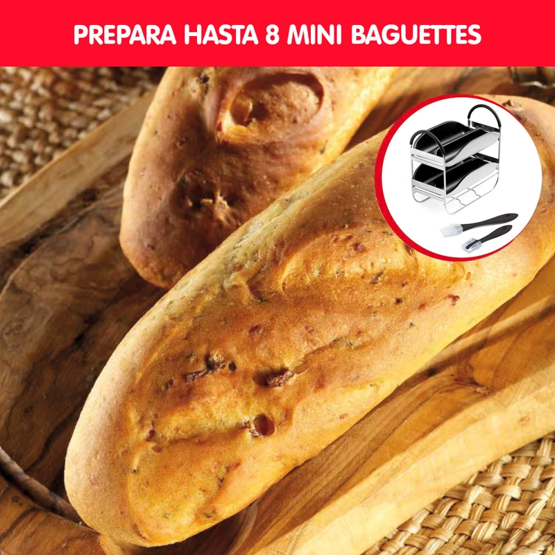 MAQUINA DE PAN BAGUETTE MOULINEX - 6